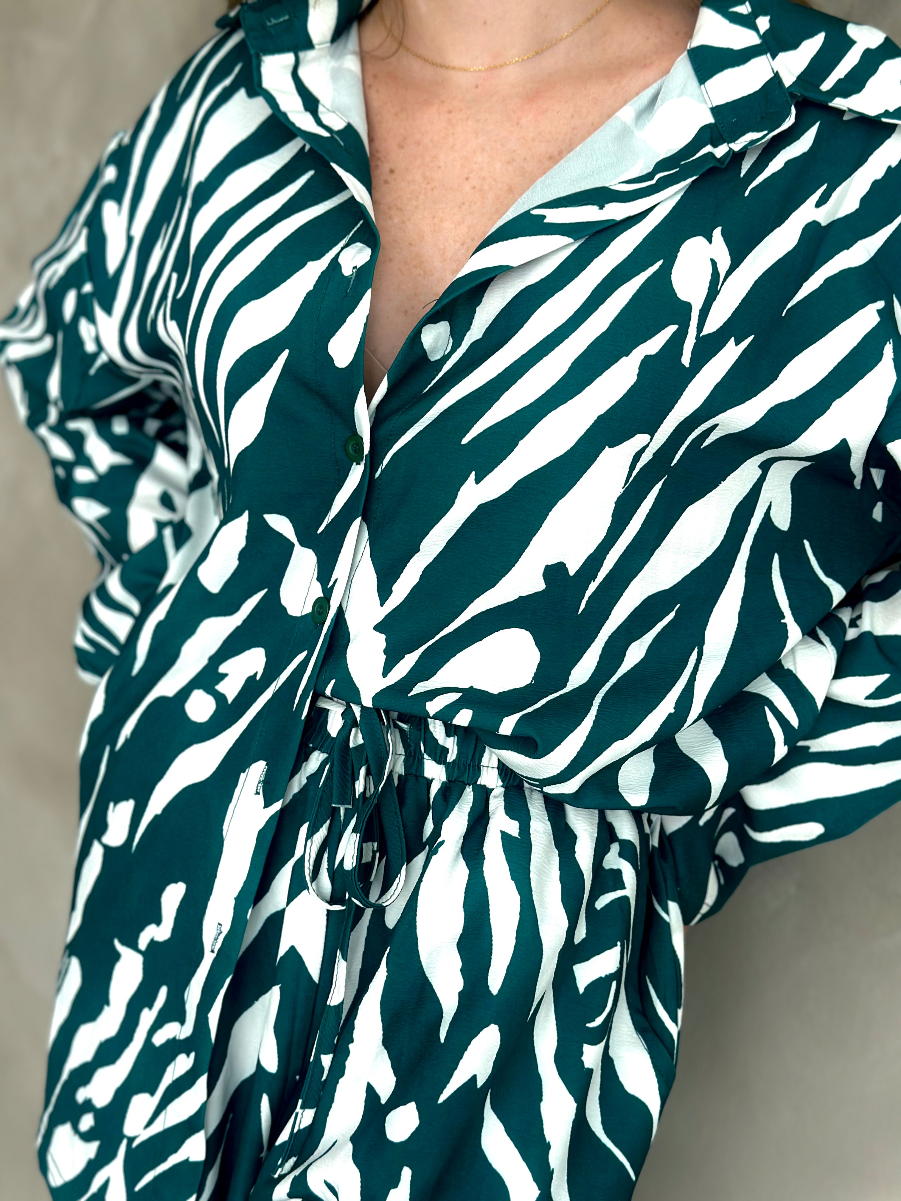 Green Pant Set